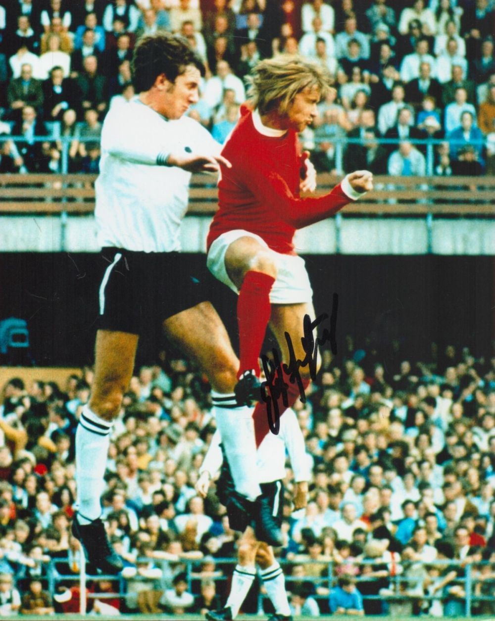 Lot 305: Football John Fitzpatrick signed Manchester United 10x8 colour...