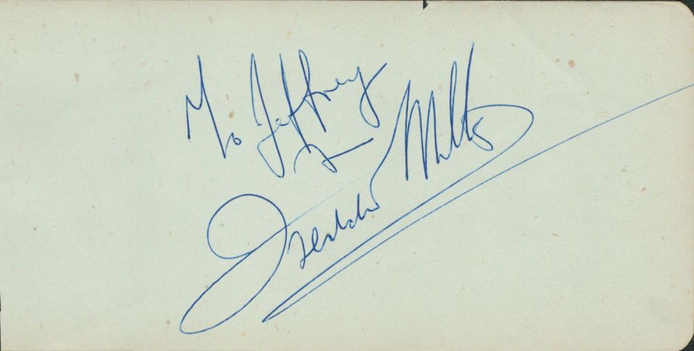 Lot 330: Boxing Freddie Mills signed autograph album page to...