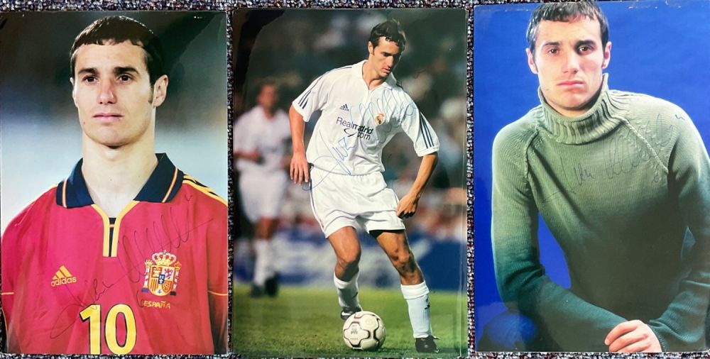 Lot 353: Football Dealers Lot of 13 Signed Ivan Helguera...
