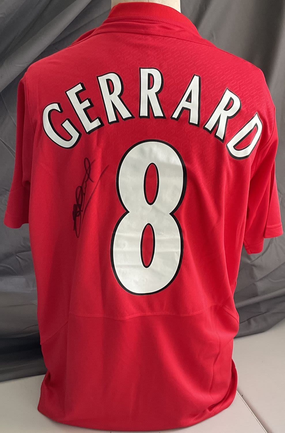 Lot 358: Steven Gerrard signed Liverpool Istanbul 2005 Champions League...