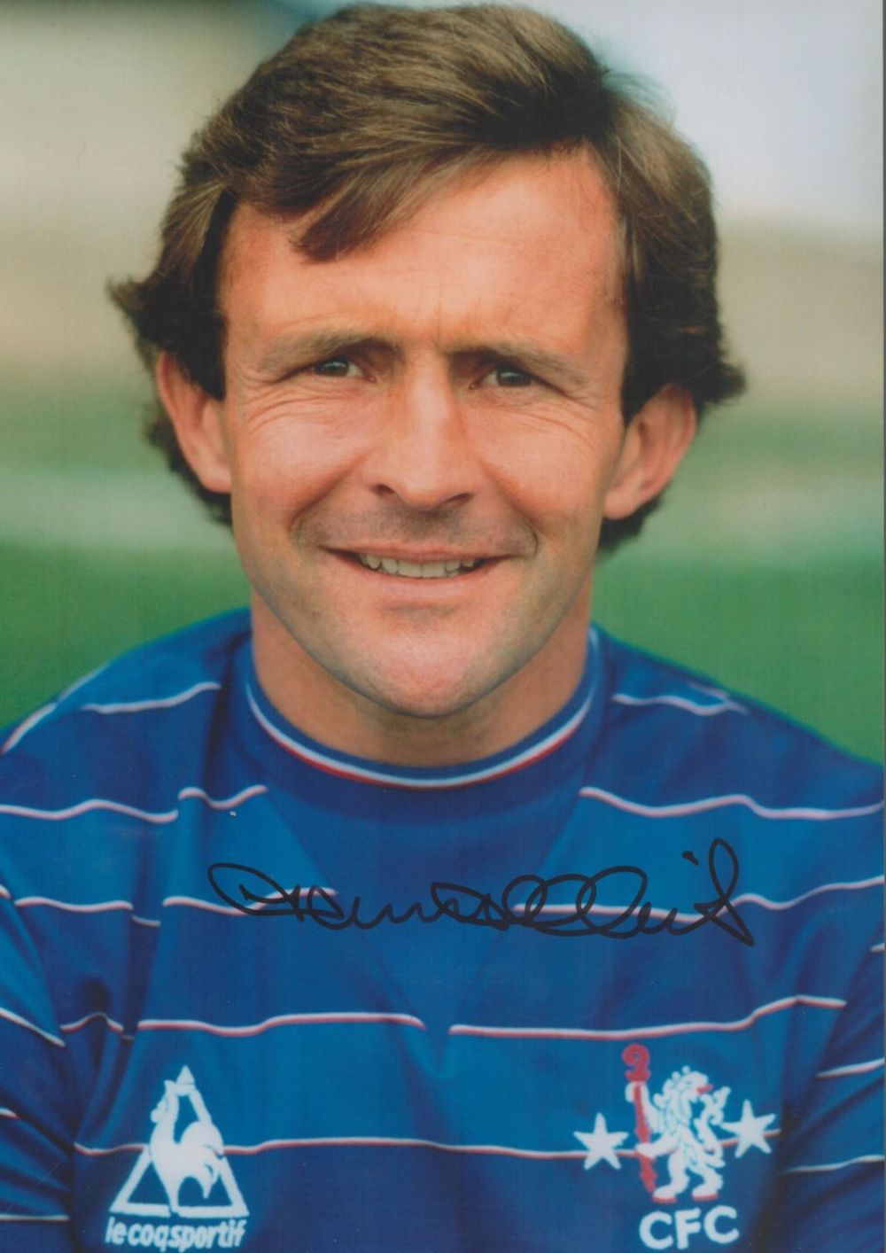 Lot 396: Football John Hollins signed Chelsea 12x8 colour photo....