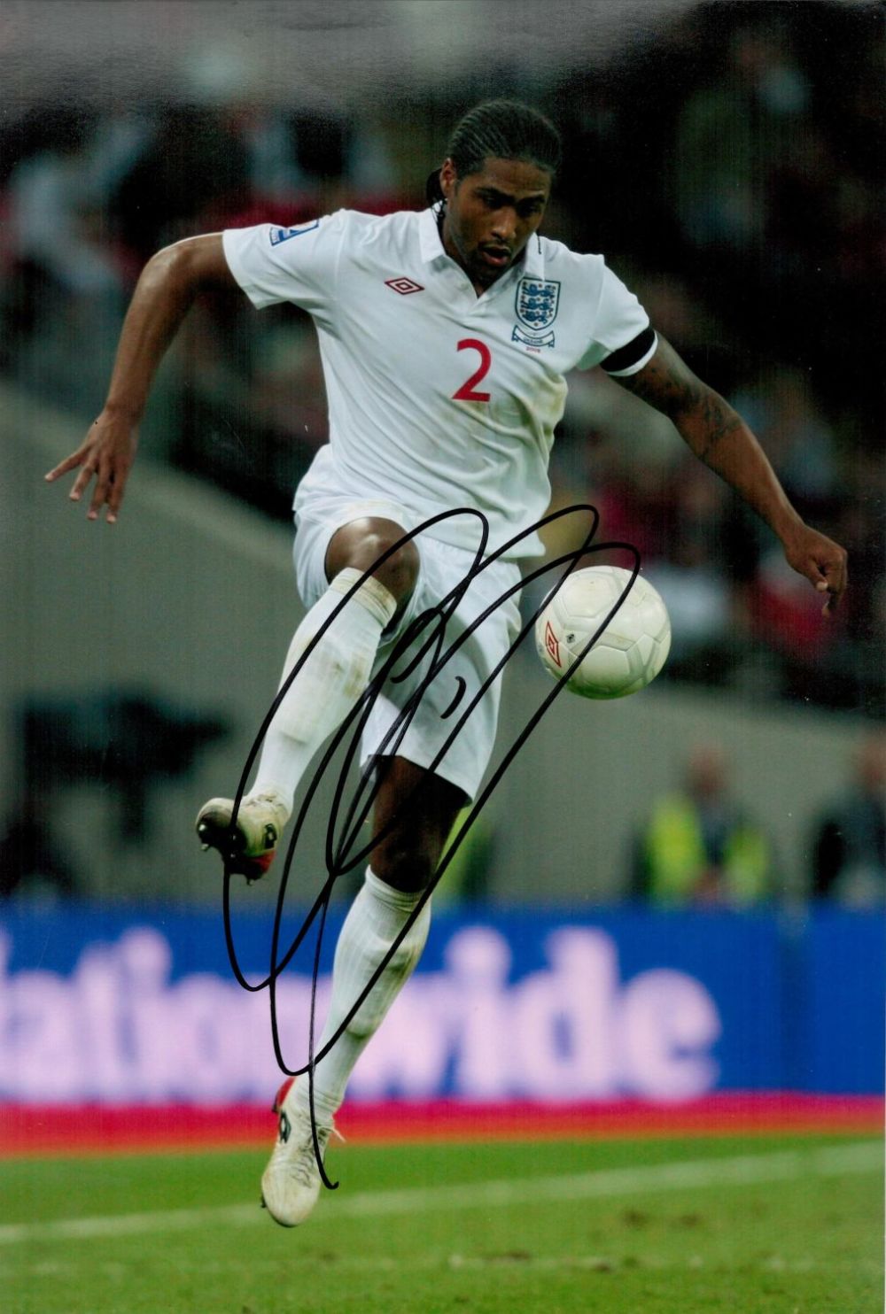 Lot 410: Football Glen Johnson signed 12x8 colour photo pictured...