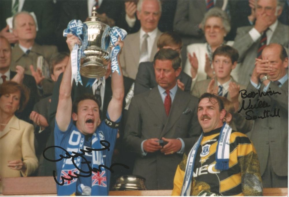 Lot 459: Dave Watson and Neville Southall Everton Signed 12...