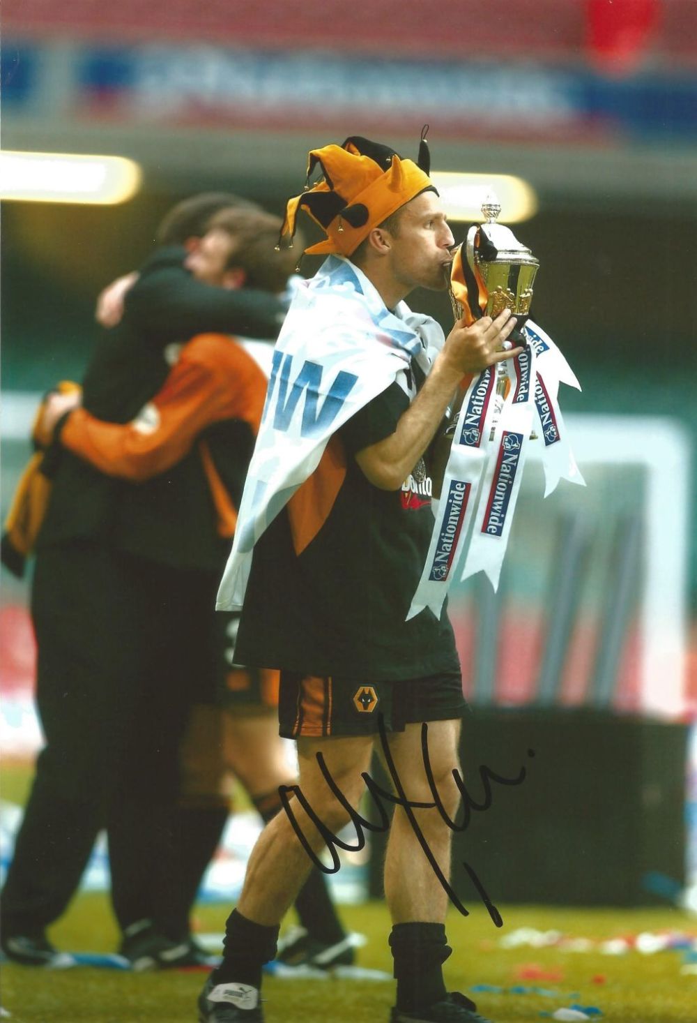 Lot 477: Alex Rae Wolves Signed 12 x 8 inch...