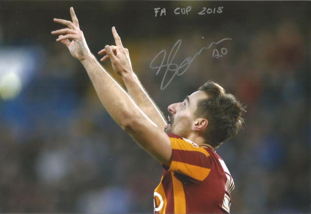 Lot 483: Filipe Morais Bradford Signed 12 x 8 inch...