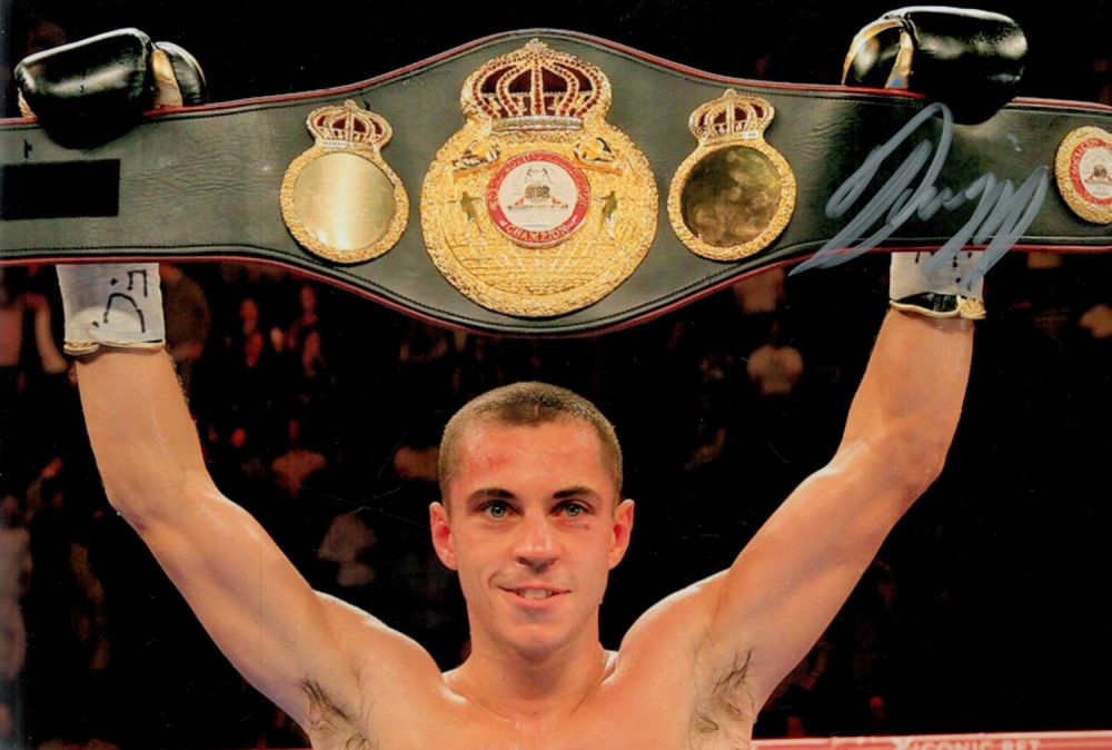 Lot 644: Boxing Scott Quigg signed 12x8 colour photo. Good...
