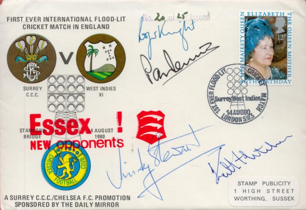 Lot 658: Cricket Surrey v West Indies XI First Ever...