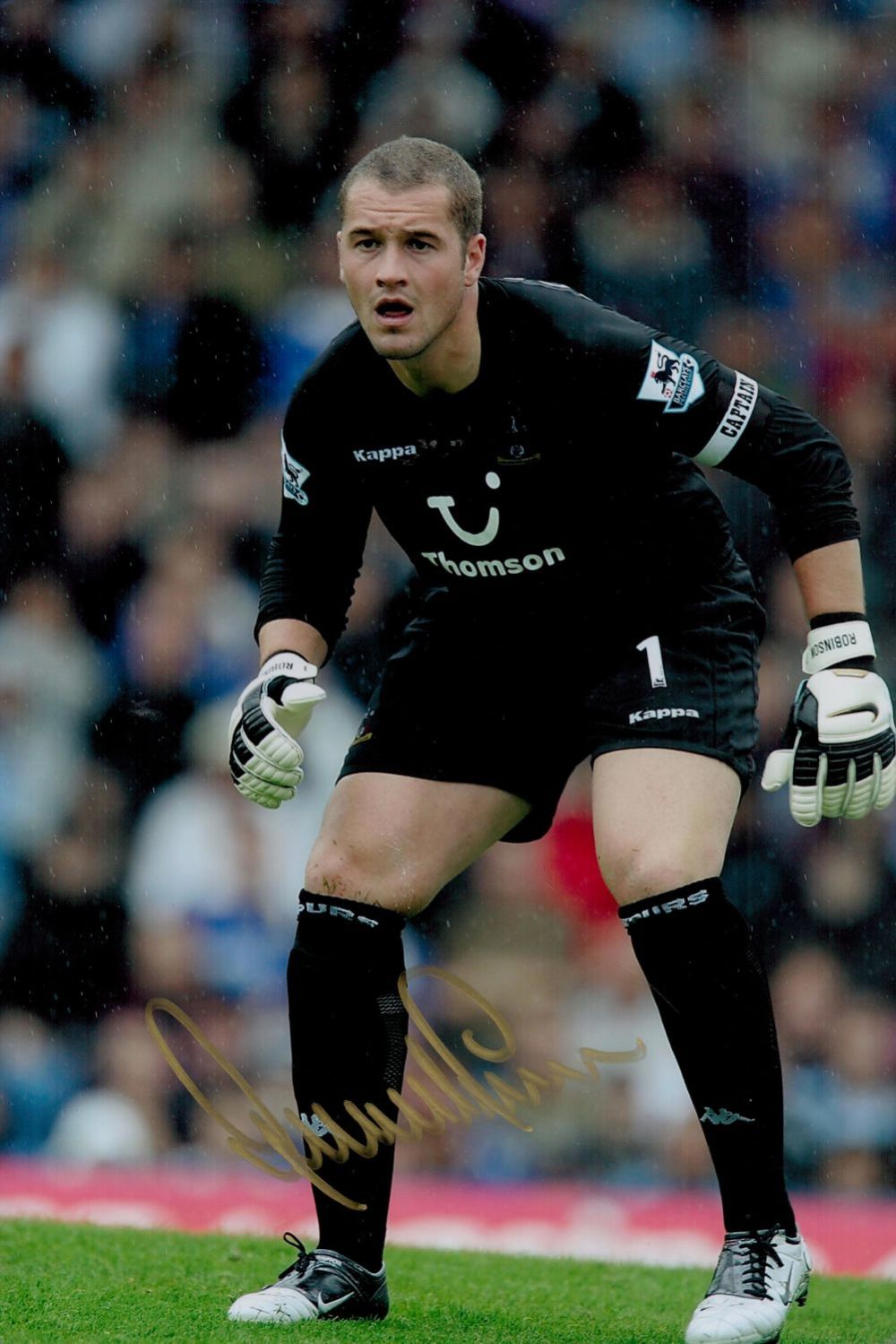 Lot 725: Paul Robinson signed 12x8 colour photo. Robinson is...