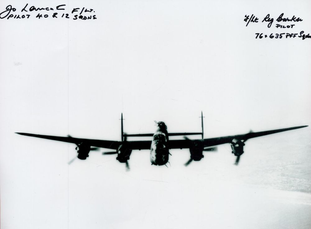 Lot 73: Flt Lt Reg Barker and Test Pilot John...