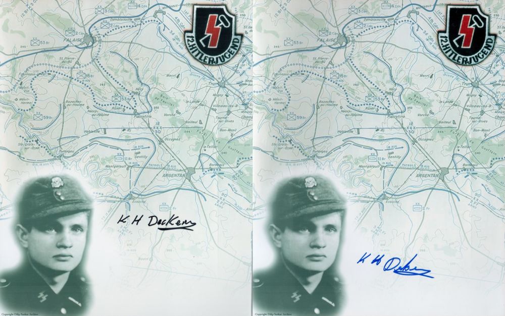 Lot 95: German WW2 General Karl Decker Signed Collection of...