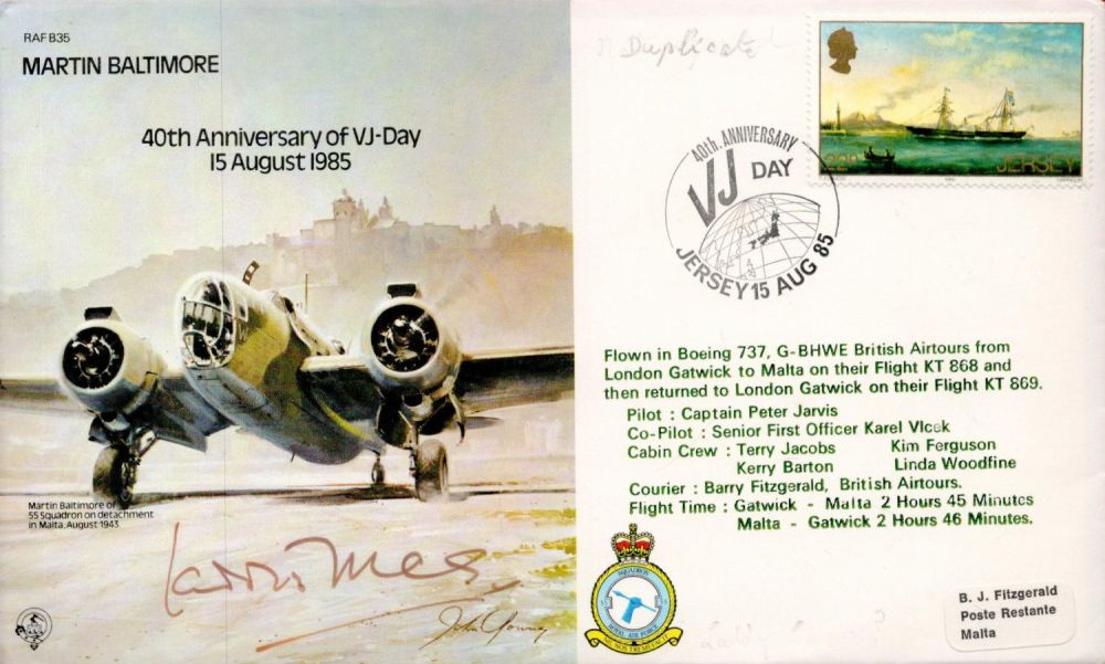 Lot 97: WW2 RAF Wg Cdr Laddie Lucas Signed 40th...
