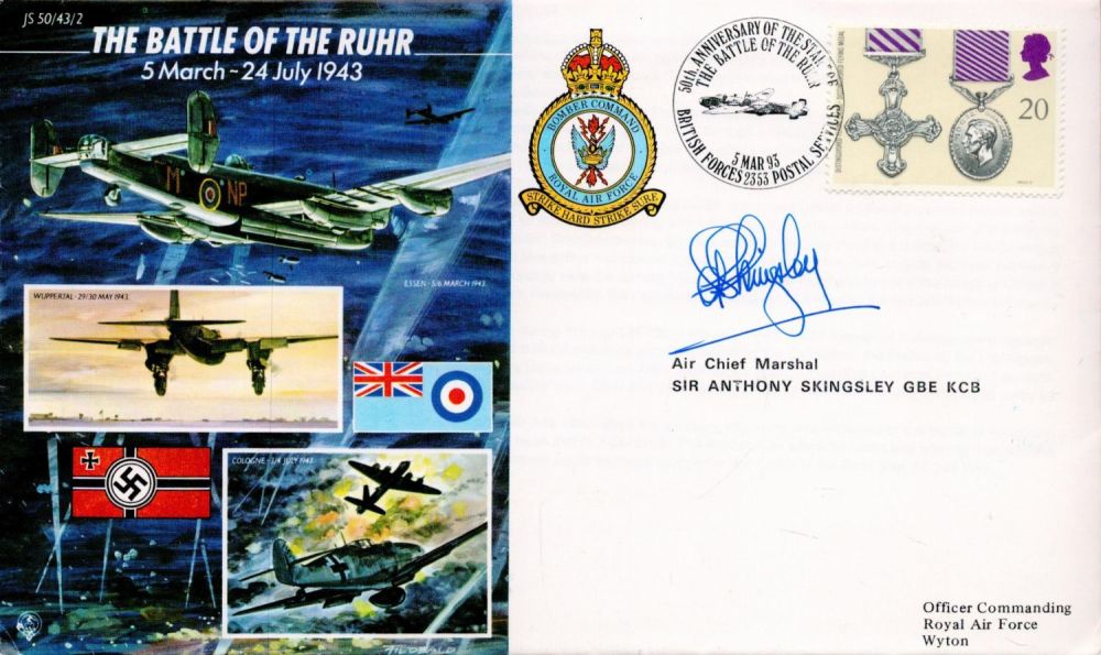 Lot 102: WW2 RAF ACM Sir Anthony Skingsley Signed The...