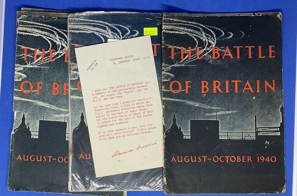 Lot 187: Collection of 4 The Battle of Britain- Air...