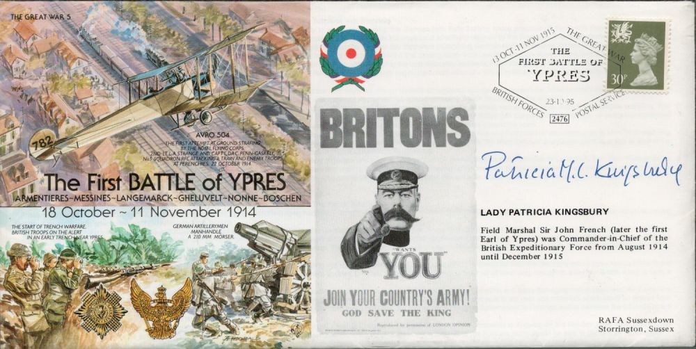 Lot 252: Lady Patricia Kingsbury Signed The First Battle of...