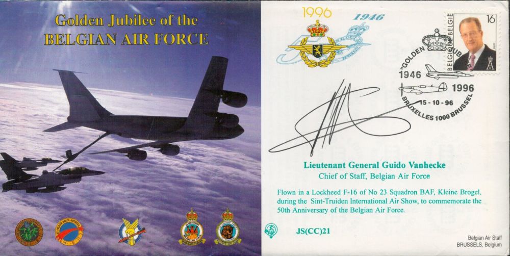 Lot 255: Lt General Guido Vanhecke Signed Golden Jubilee of...
