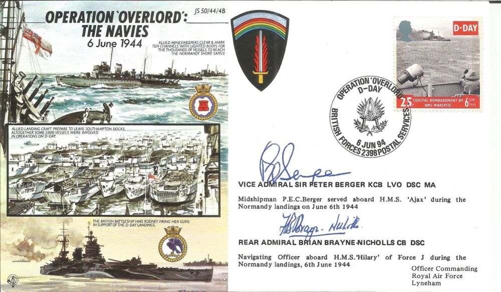 Lot 256: Vice Admiral Sir Peter Berger and Rear Admiral...