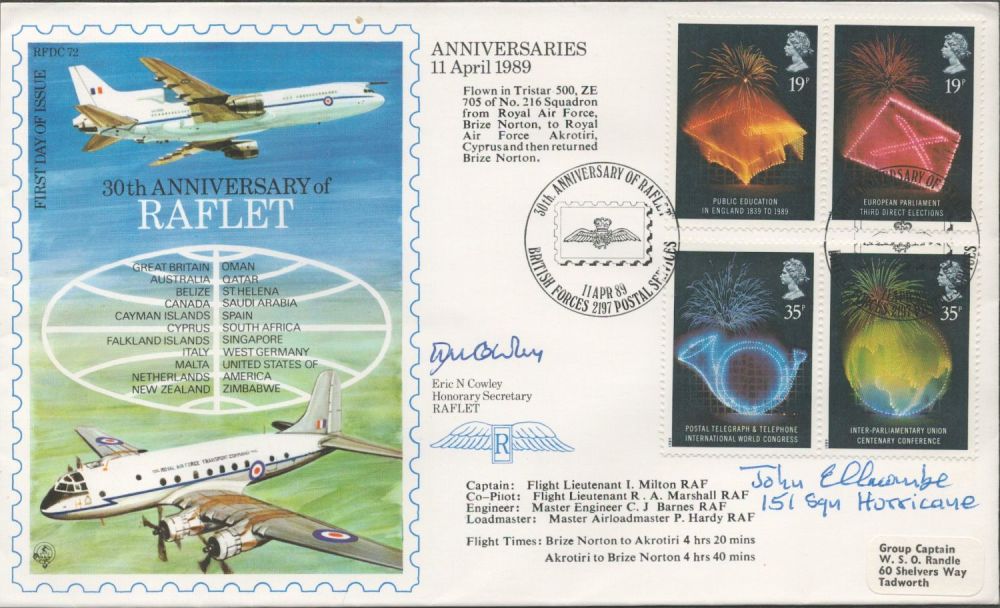 Lot 272: John Ellacombe and Eric N Cowley Signed 30th...
