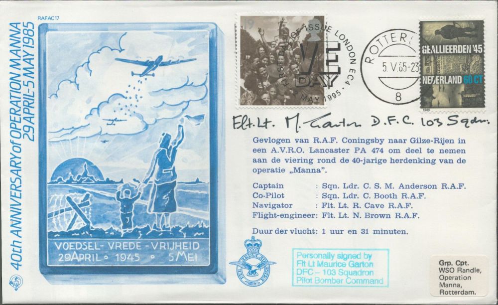 Lot 284: WW2 Flt Lt Maurice Garton DFC of 103rd...