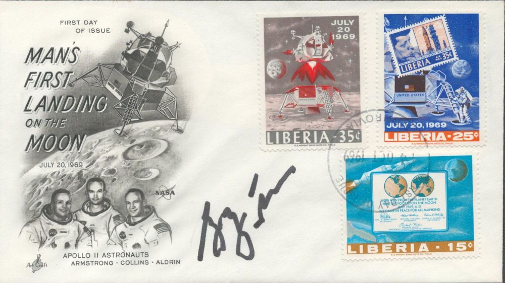 Lot 313: Space Signed Mans First Landing On The Moon...