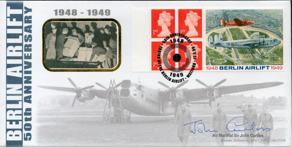 Lot 322: Air Marshal Sir John Curtiss signed 50th anniv...