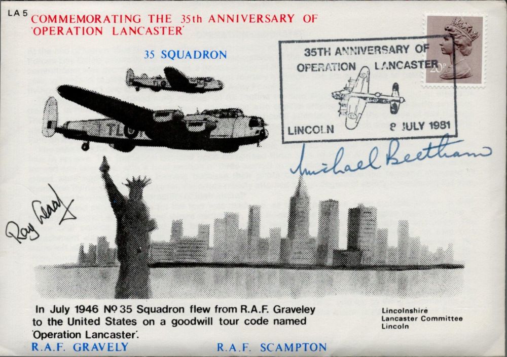 Lot 335: Sir Michael Beetham Signed Commemorating the 35th Anniv...