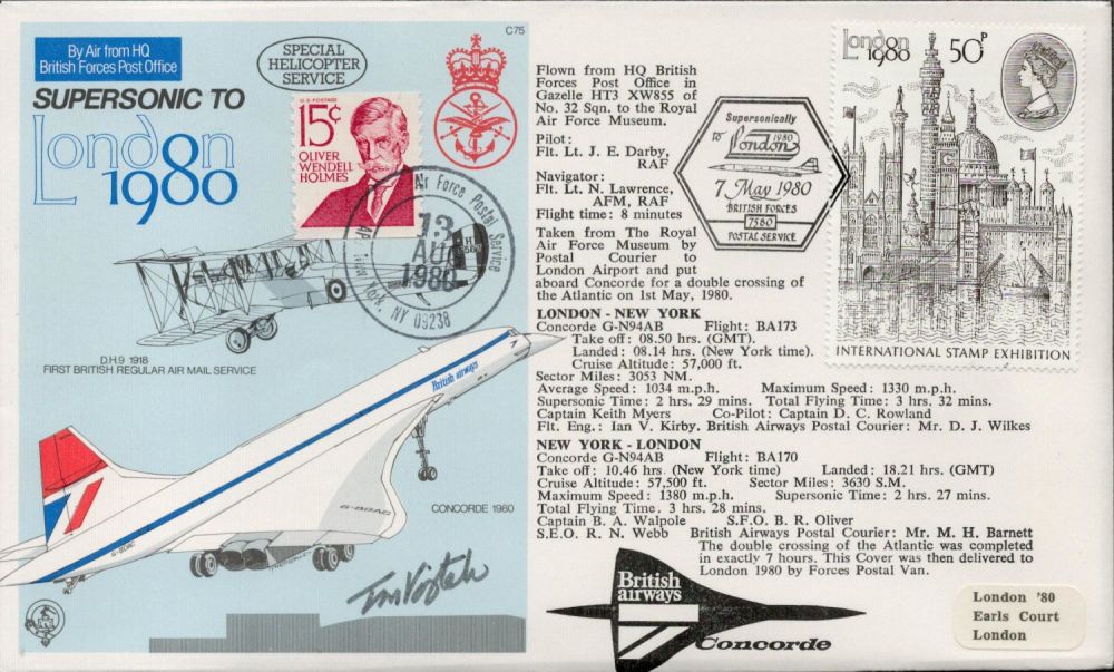 Lot 342: Captain Thomas Vojtek (US NAVY) Signed Supersonic to...
