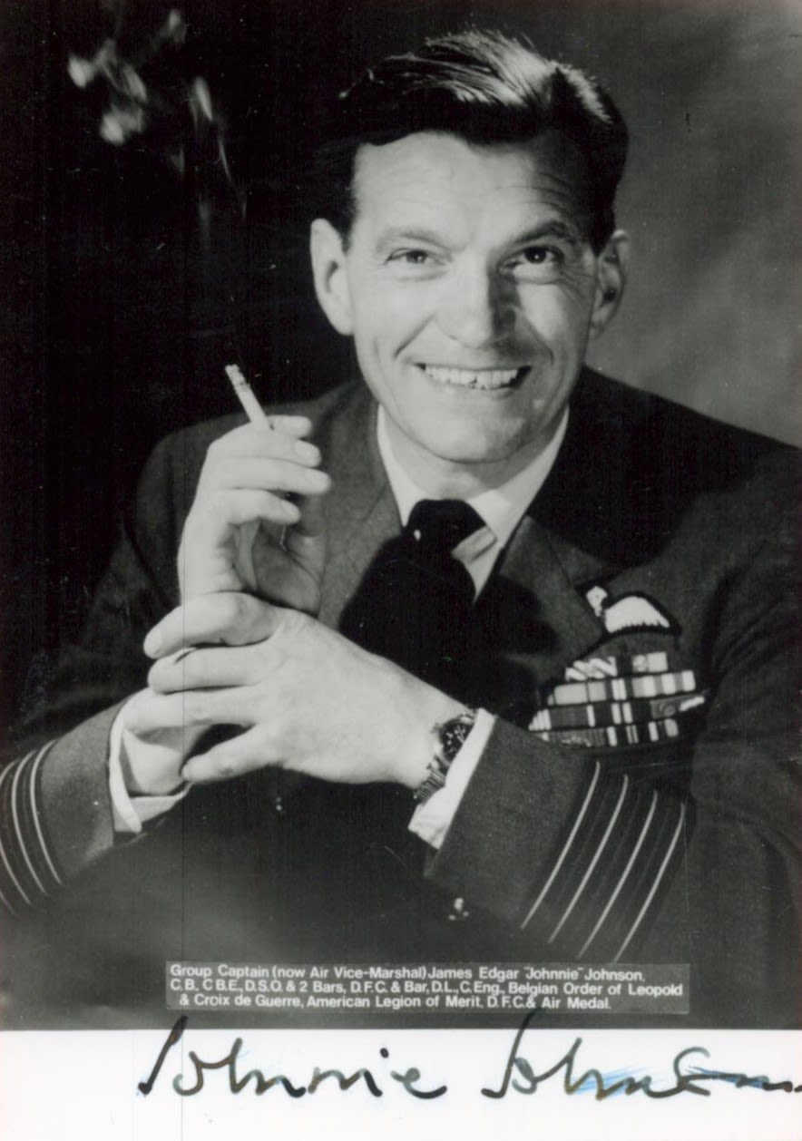 Lot 65: WW2 top ace AVM Johnnie Johnson DSO DFC...