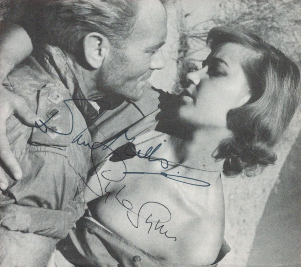 Lot 110: John Mills and Sylvia Sims signed 5 x...