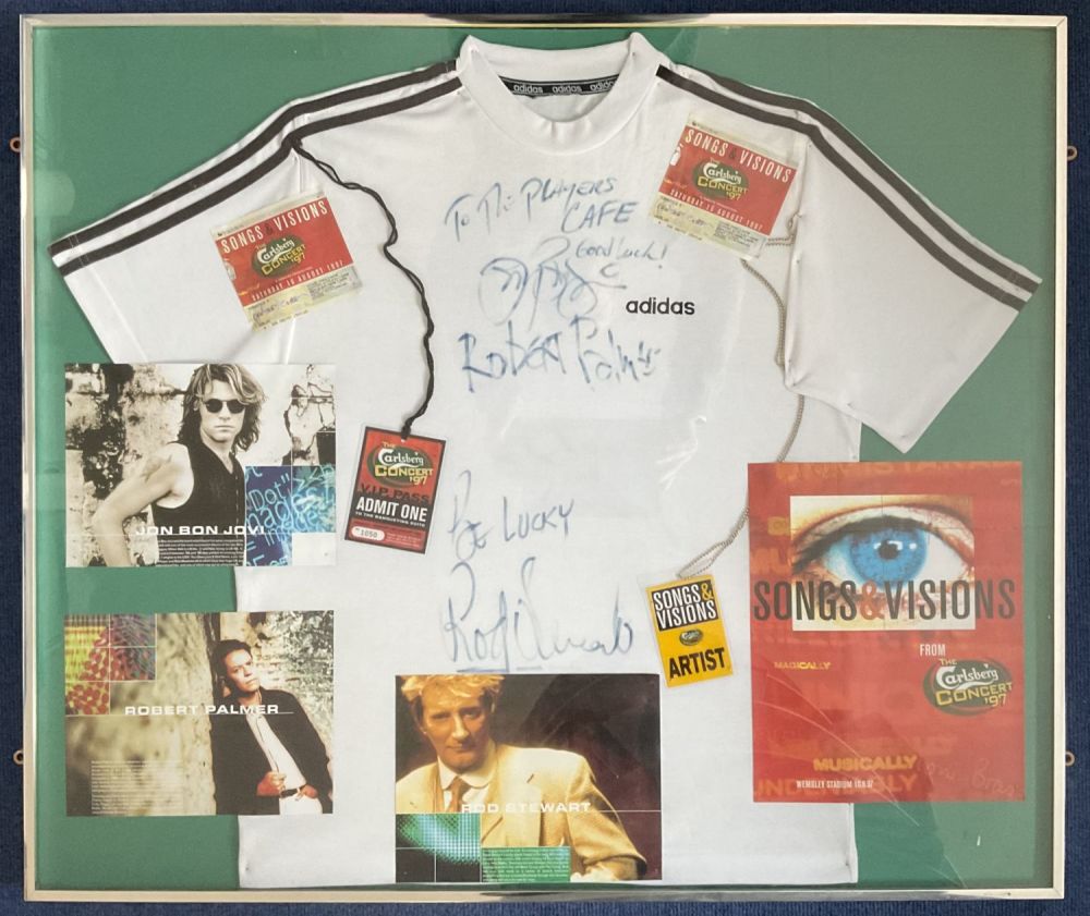 Lot 252: Rod Stewart , Jon Bon Jovi and Robert...