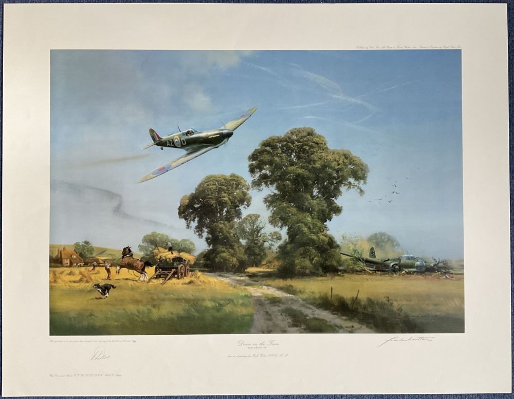 Lot 301: WW2 Colour Print Down On The Farm by...