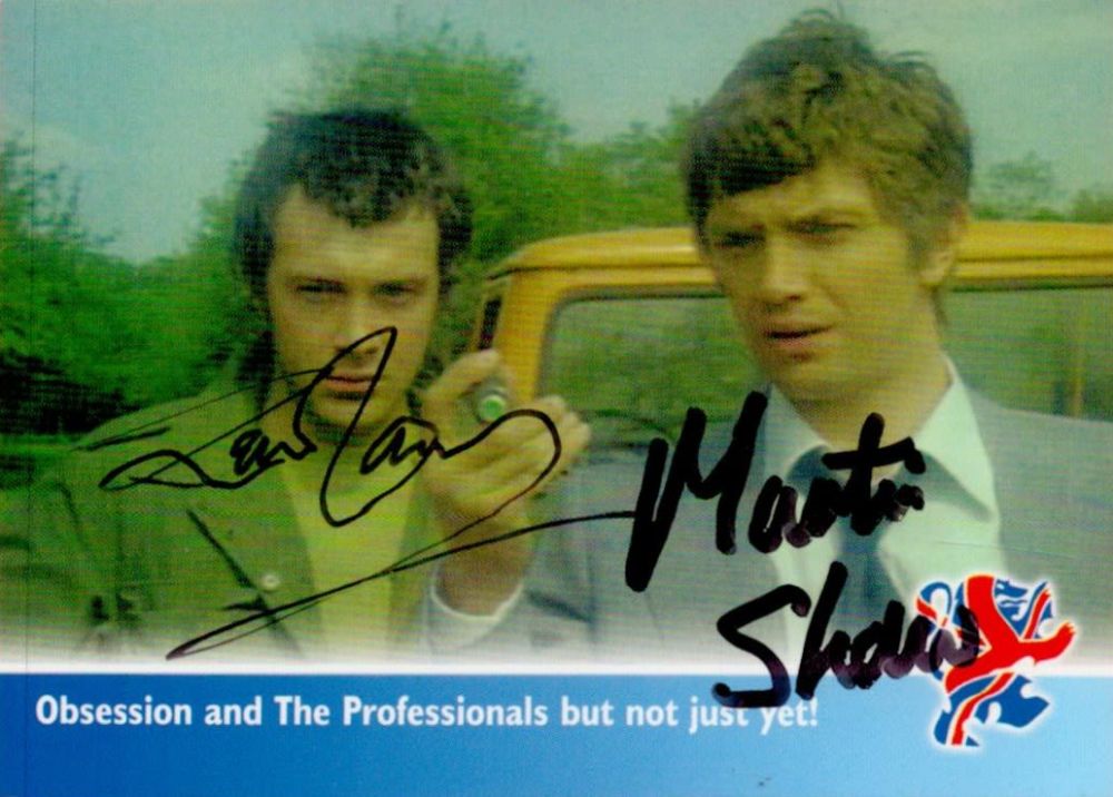Lot 338: Lewis Collins (1946-2013) and Martin Shaw, a rare...