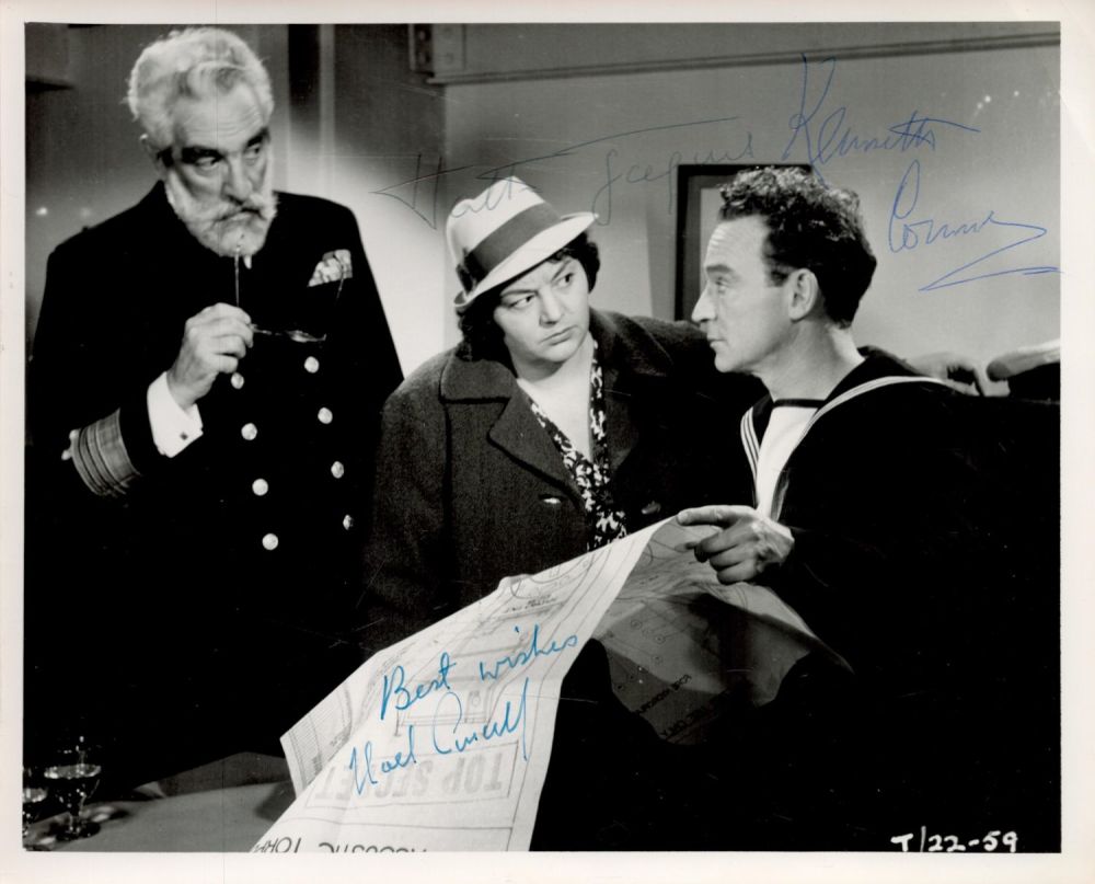 Lot 348: Watch Your Stern (1960), a signed 10x8 film...