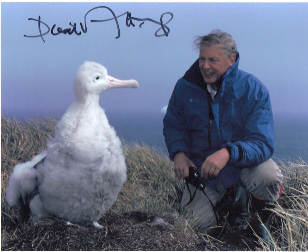 Lot 388: Sir David Attenborough. P/C picture of the national...