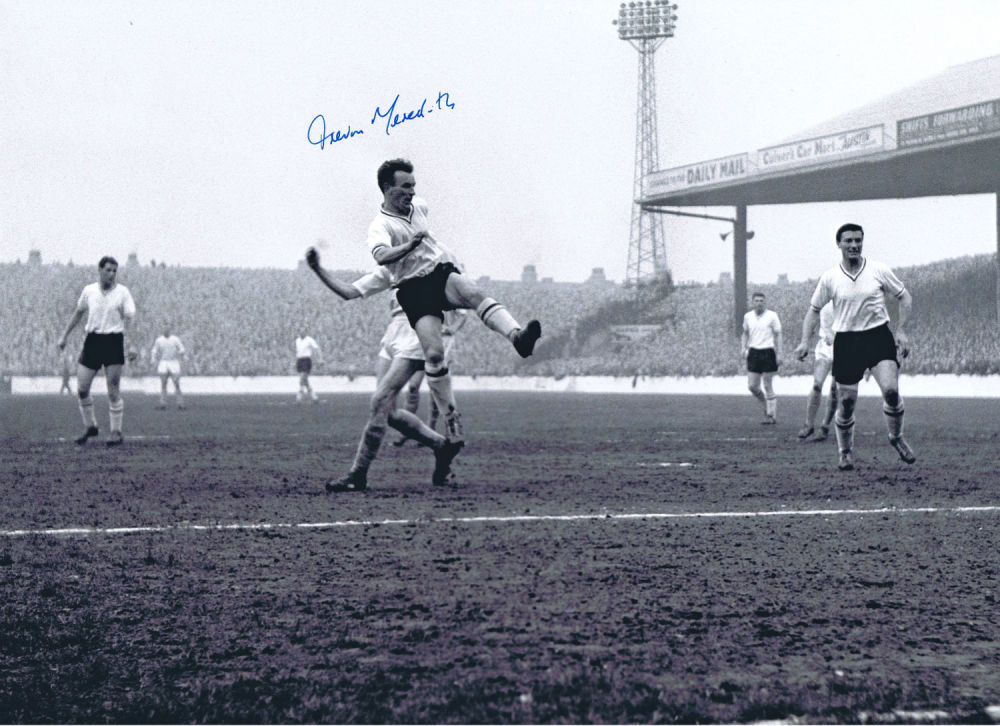 Lot 405: Autographed TREVOR MEREDITH 16 x 12 photo -...