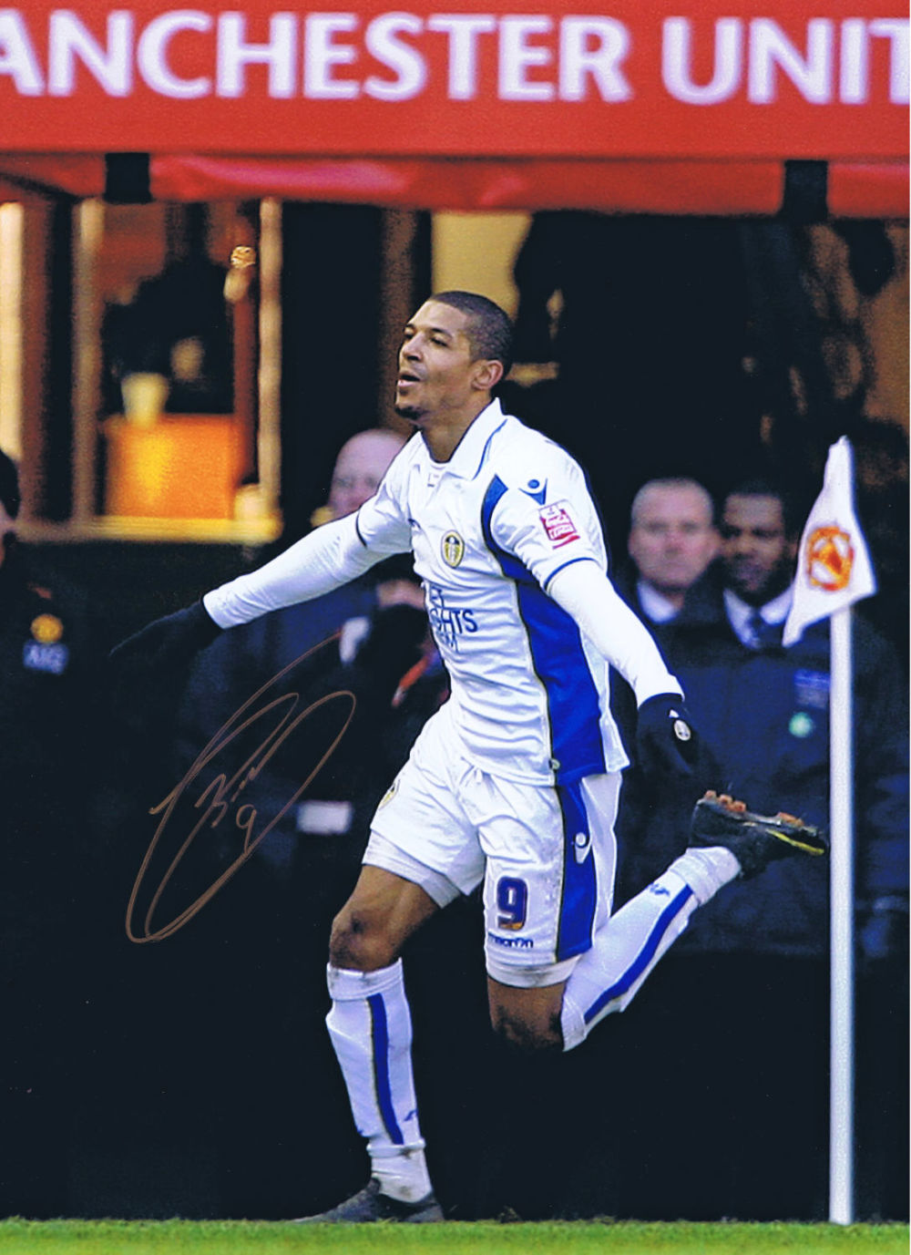 Lot 416: Autographed JERMAINE BECKFORD 16 x 12 photo -...