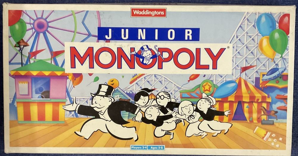 Lot 439: Waddingtons Junior Monopoly Game. Produced in 1991 in...