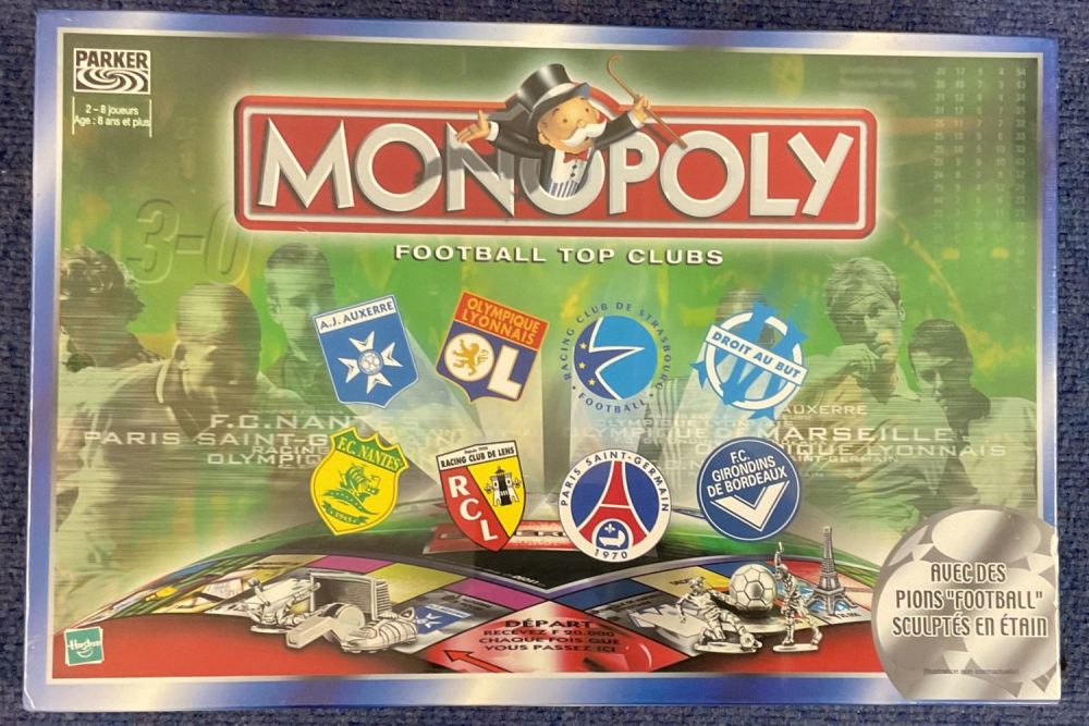 Lot 443: Monopoly game. Monopoly French football top clubs Edition....