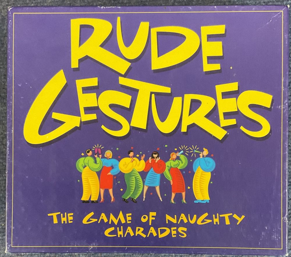 Lot 446: Rude Gestures The game of Naughty Charades. Produced...