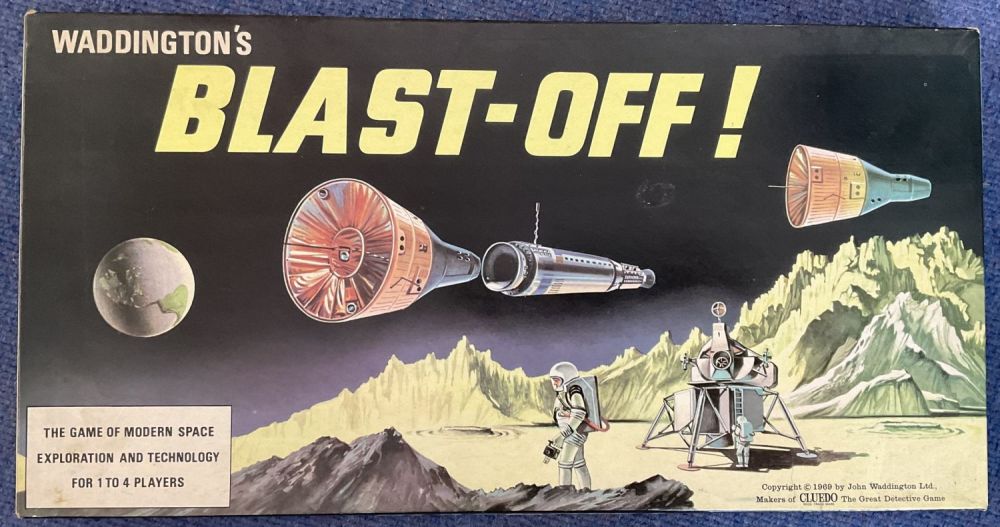 Lot 460: Waddington's Blast-Off, The game of Modern space. Produced...
