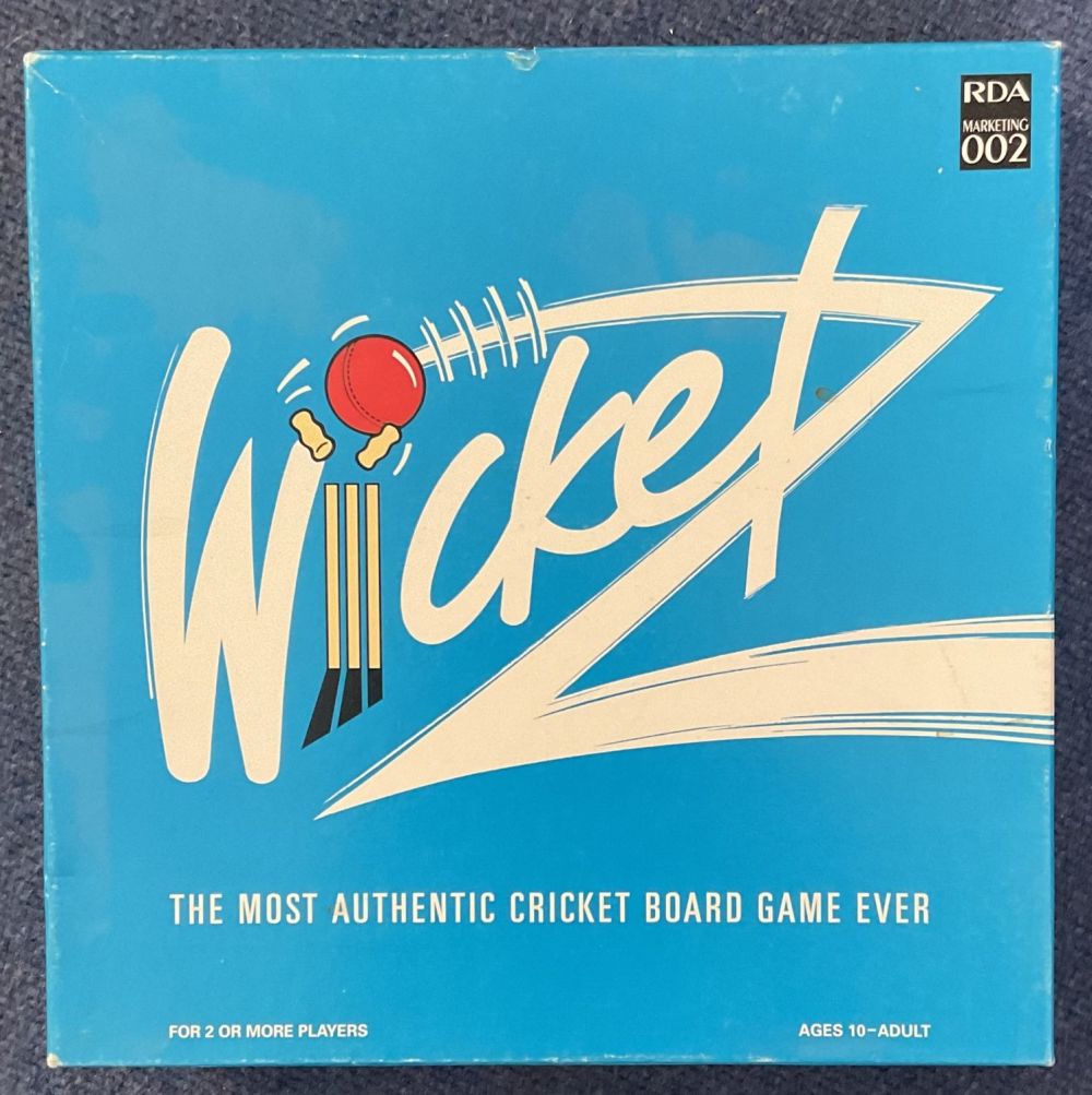 Lot 465: Wicketz The most Authentic cricket board game. Produced...