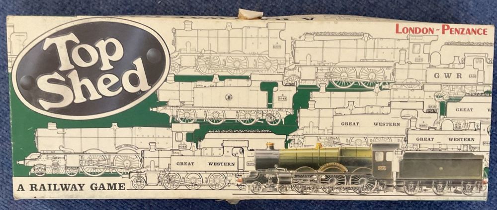 Lot 470: Top shed. A railway game. London - Penzance....
