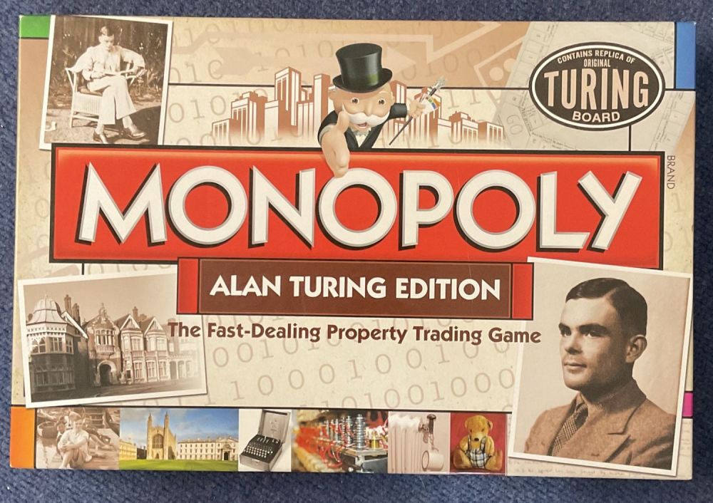 Lot 475: Monopoly game. Alan Turing Edition. Contains original Turning...