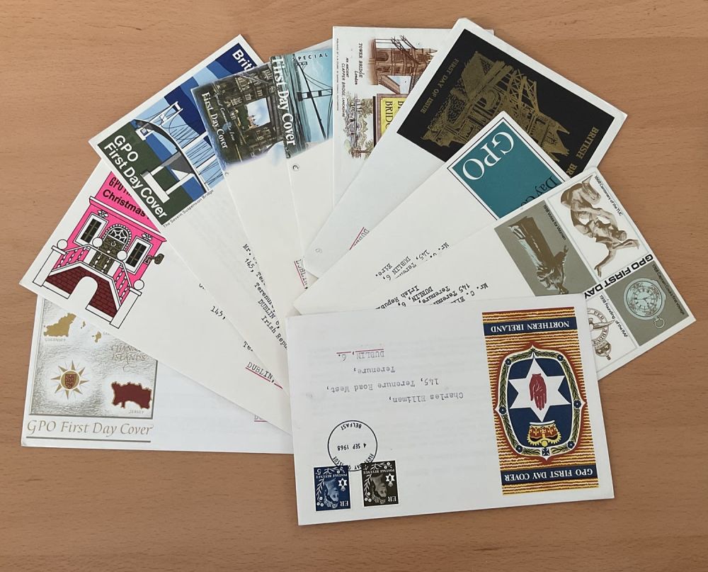 Lot 598: GB Approx 50 1965/1970 FDC. We combine postage...