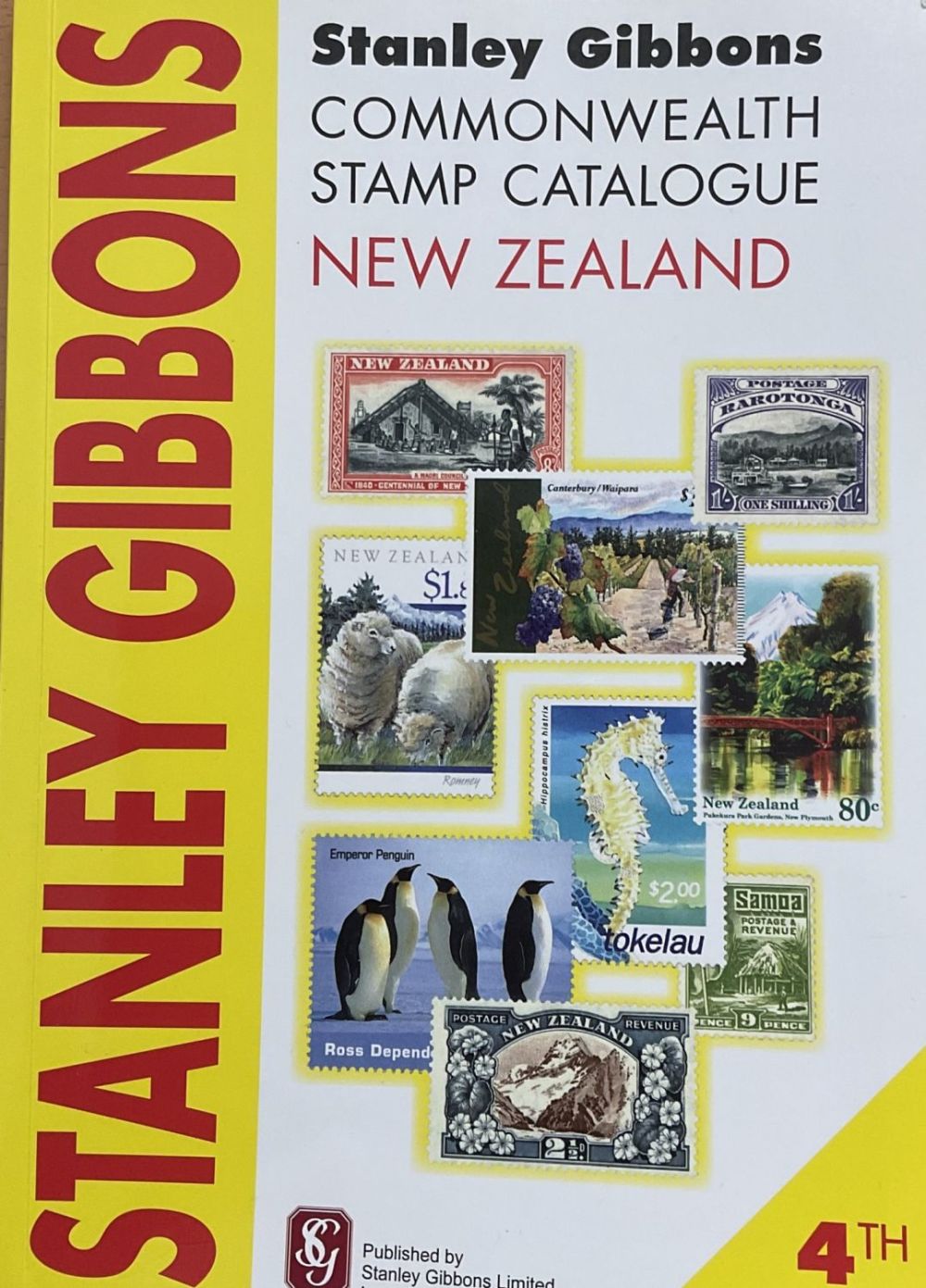Lot 610: Stanley Gibbons New Zealand Commonwealth stamp catalogue 4th...