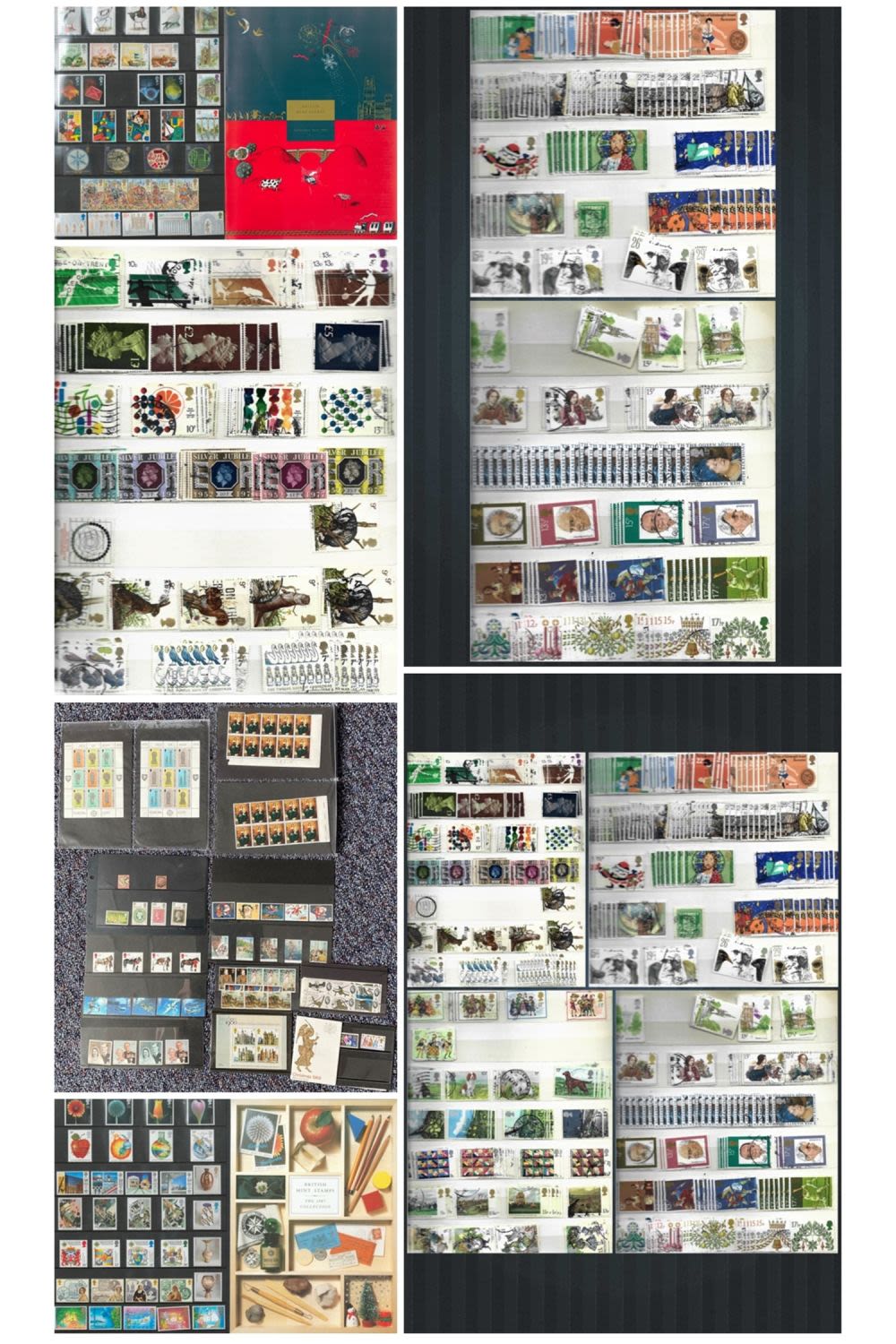 Lot 615: Stamp collection Mainly GB with a small variety...