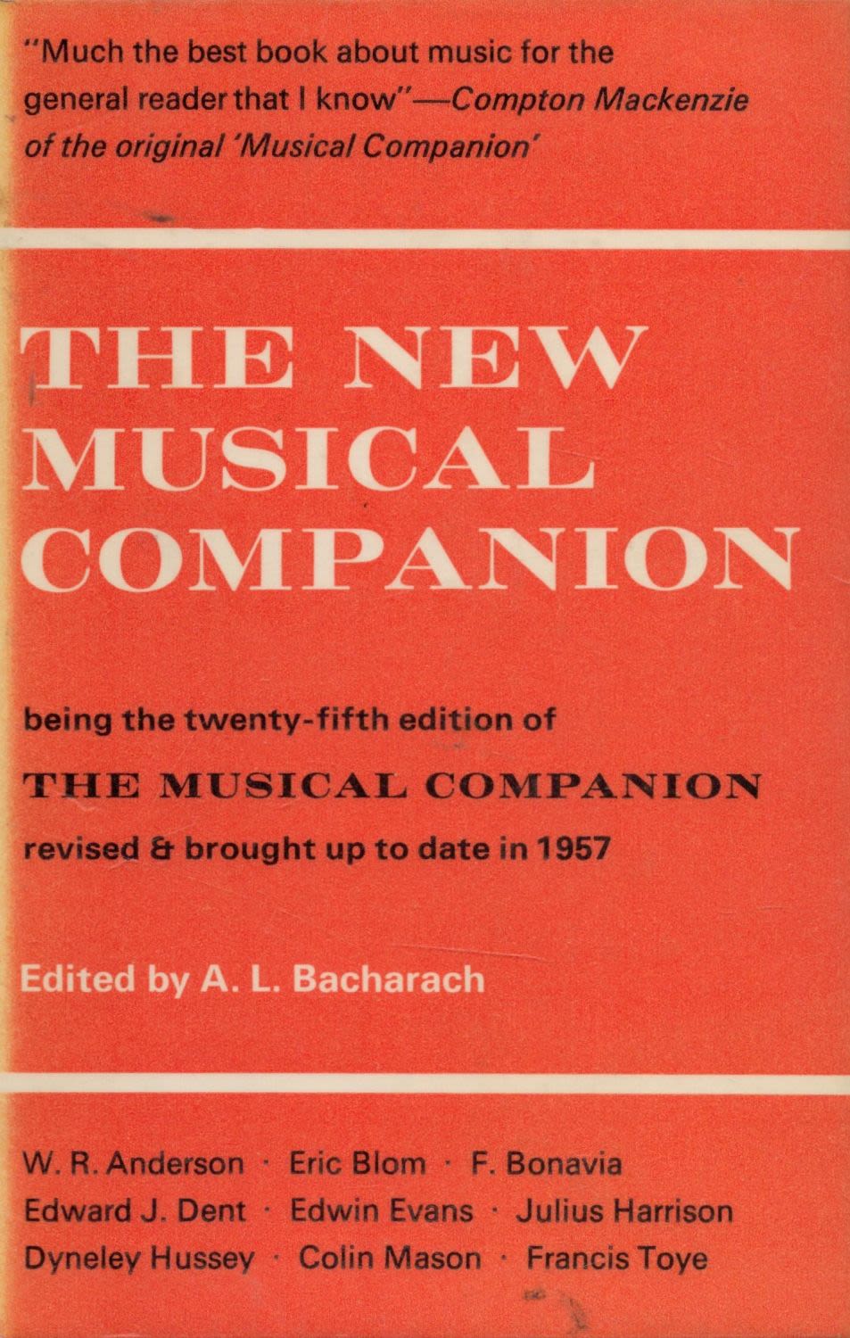 Lot 108: The New Musical Companion Edited by A L...