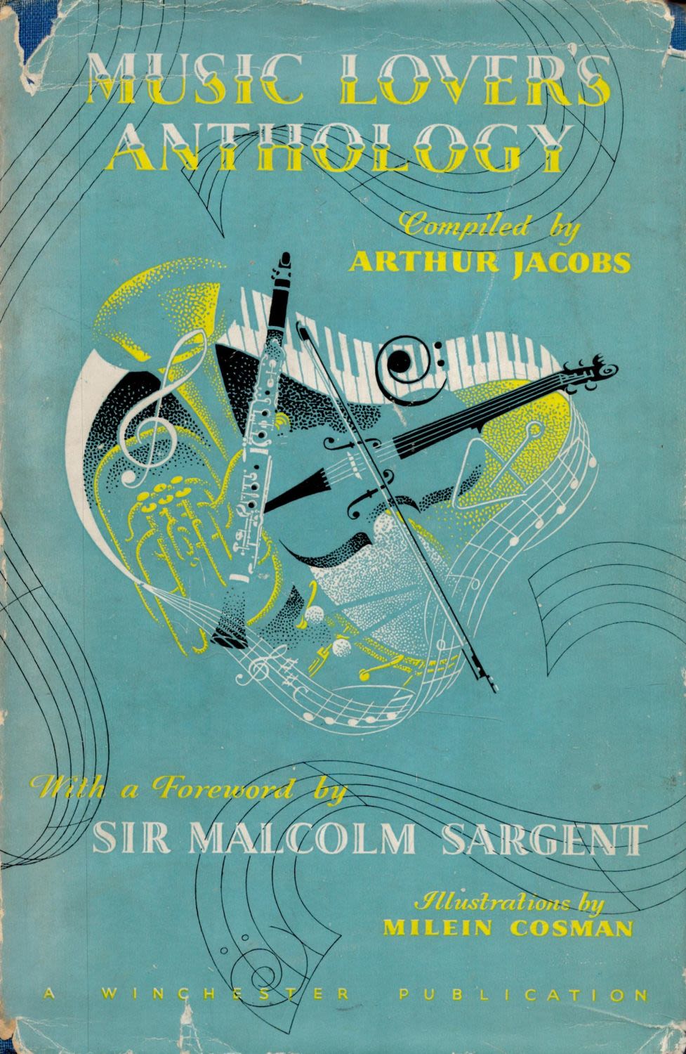 Lot 122: Music Lover's Anthology by Arthur Jacobs 1948 First...