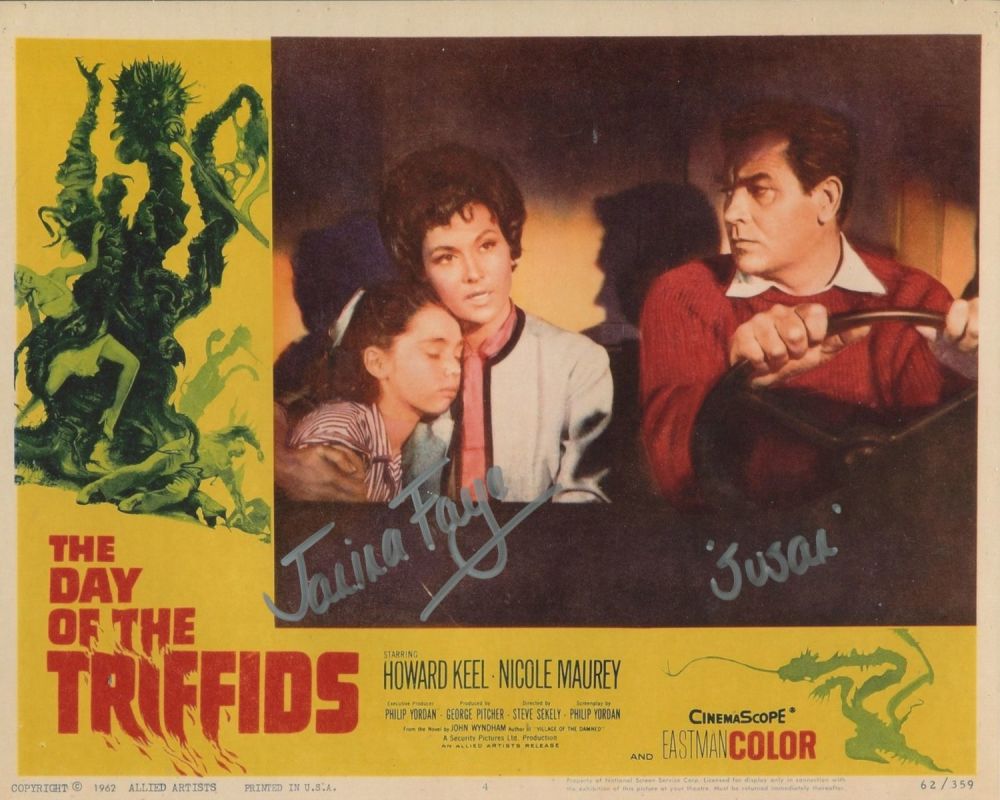 Lot 529: The Day of the Triffids movie 8x10 scene...