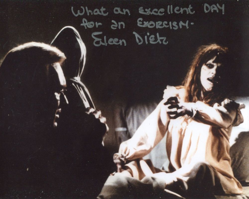 Lot 533: The Exorcist horror movie 8x10 photo signed by...