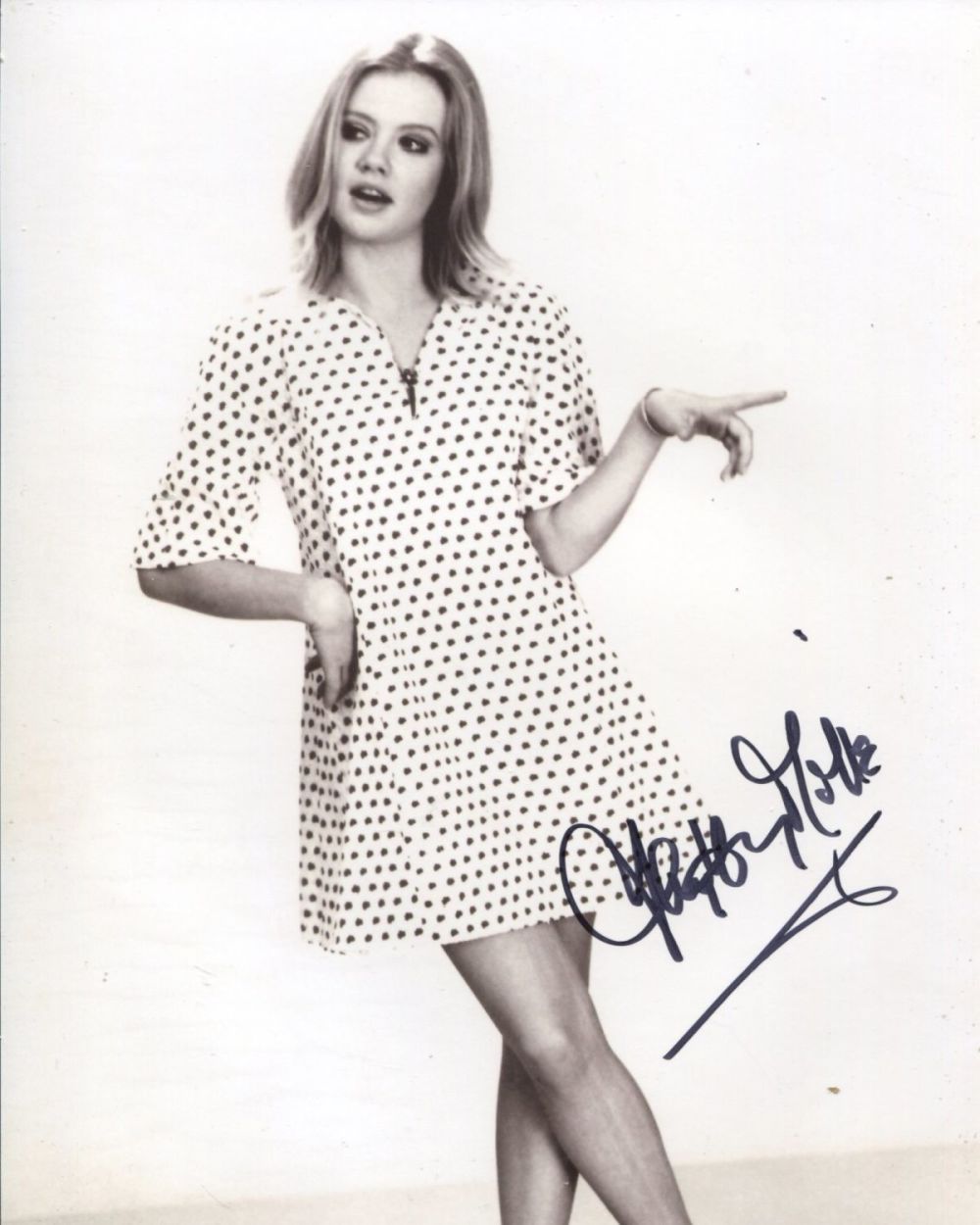 Lot 538: Hayley Mills. Nice 8x10 photo signed by Oscar...